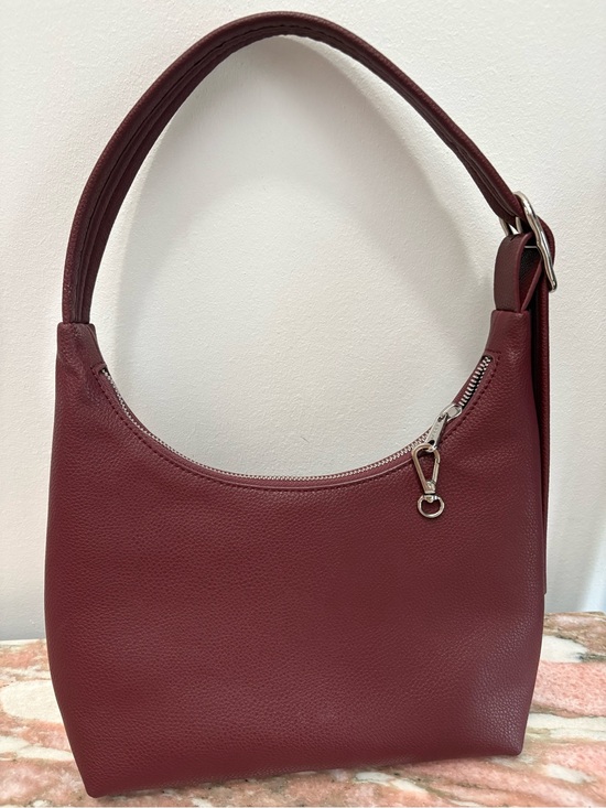 BAGGU Handbags - BAGGU Burgundy Leather Shoulder Bag